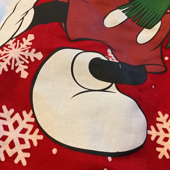 Disney Mickey and Minnie Kissmas Christmas Sweater. NWOT.  Size XXXL. Red - Picture 16 of 16